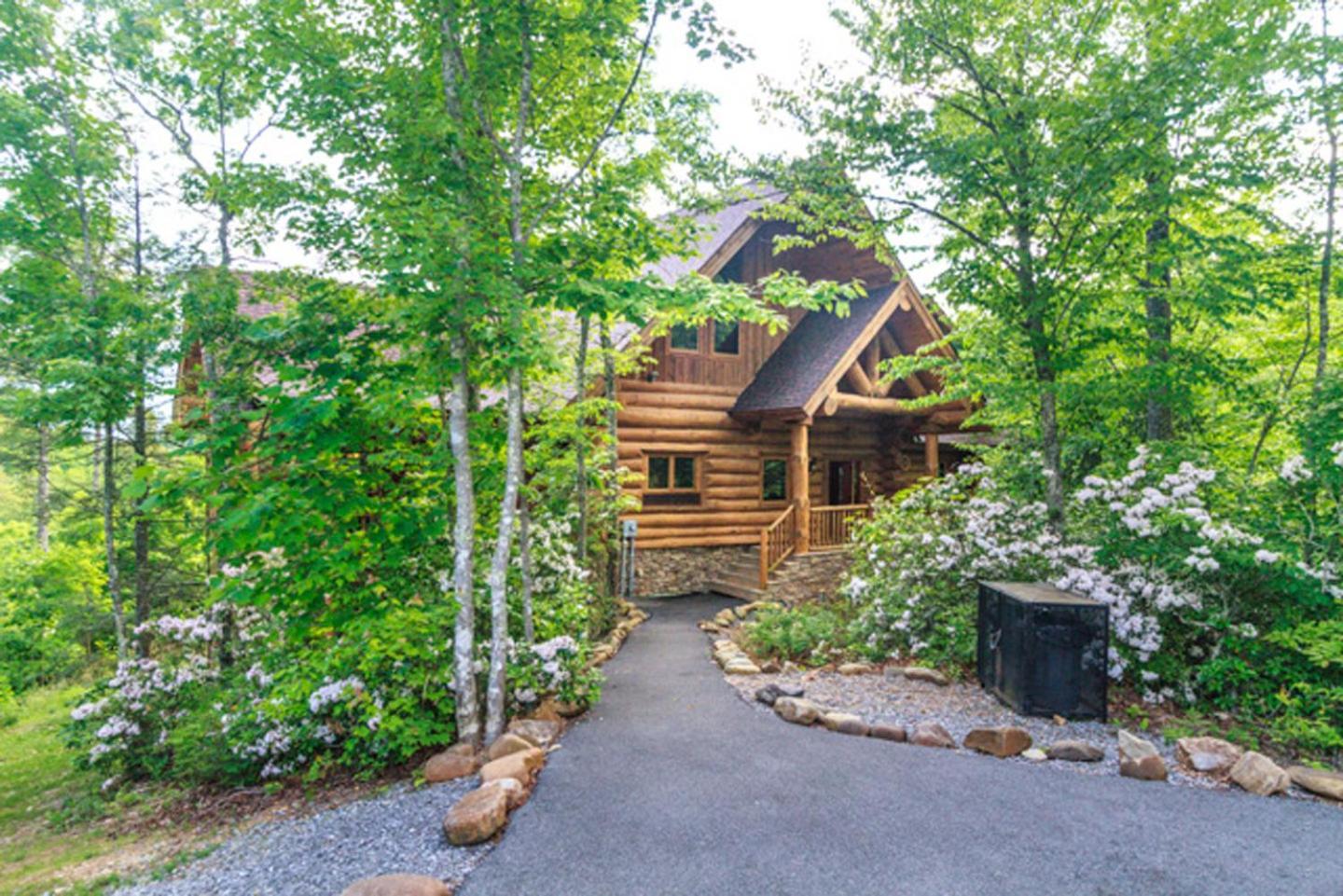 Big Bear Ridge Lodge - Breathtaking Mountain Views And Private Forest Scenes In Amazing Large Log Cabin แกตลิงเบิร์ก ภายนอก รูปภาพ