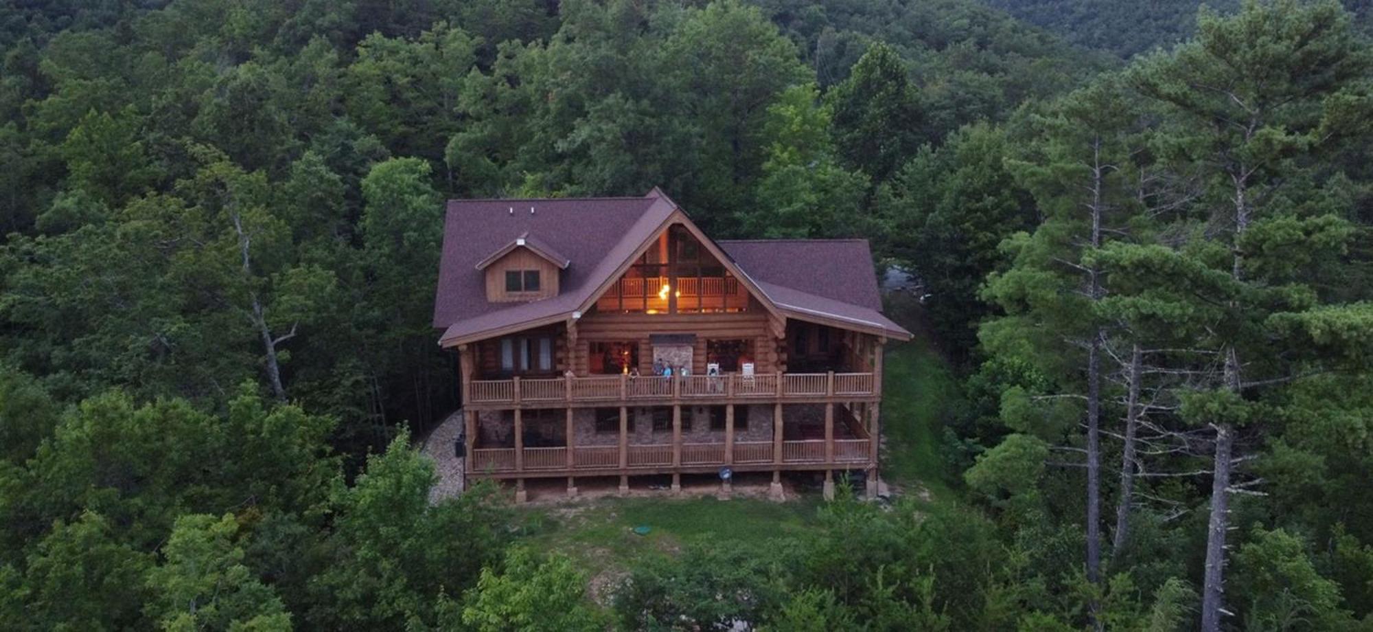 Big Bear Ridge Lodge - Breathtaking Mountain Views And Private Forest Scenes In Amazing Large Log Cabin แกตลิงเบิร์ก ภายนอก รูปภาพ